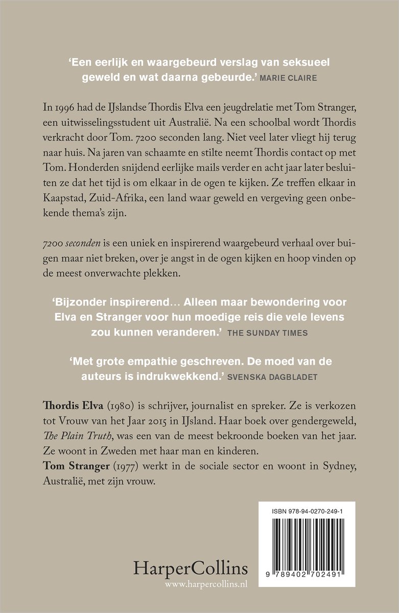 7200 seconden - back cover