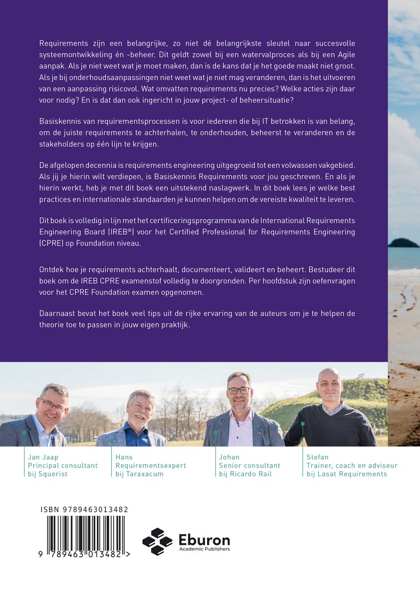Basiskennis requirements - back cover