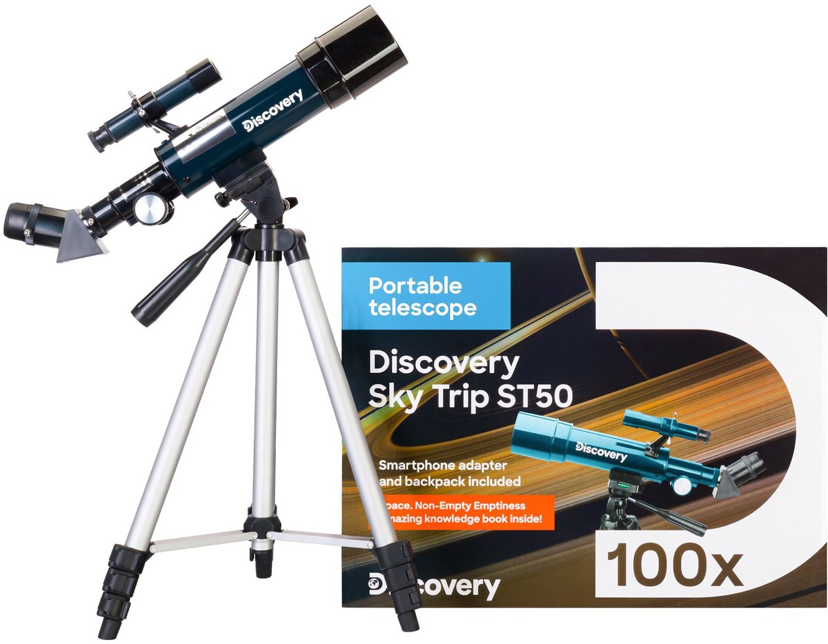 Levenhuk Discovery Sky Trip ST50 Telescoop met boek