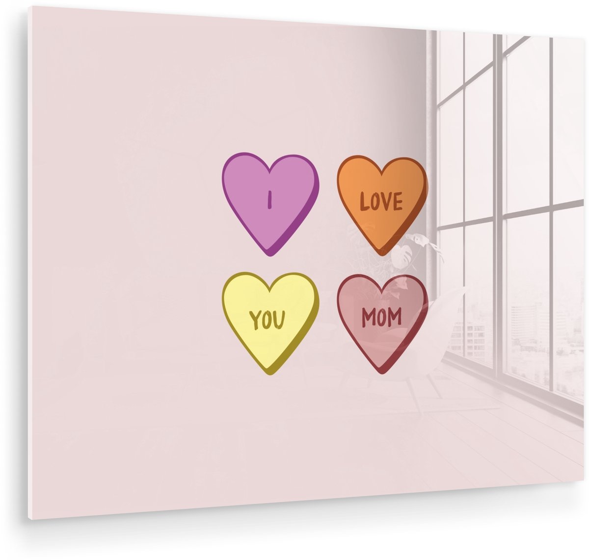 Hartjes - Pastel - Liefde - Moeder
