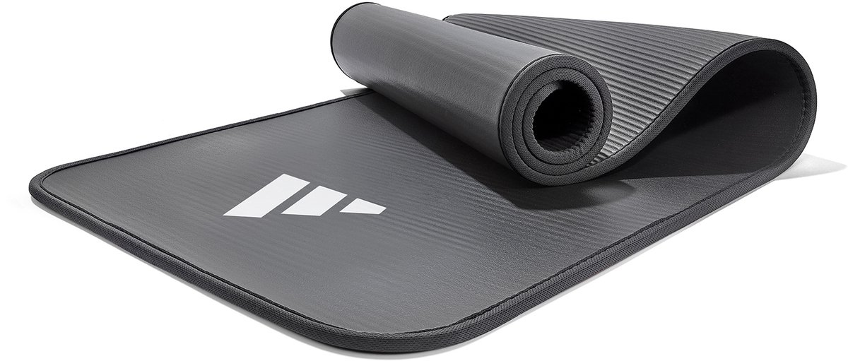 Adidas core training mat zwart 10 mm