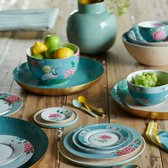 Assiettes Pip Studio Blushing Birds - Assiettes à gâteau - Service d'assiettes - Service de Services de table de 6 - 17 cm