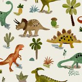 Next vliesbehang Prehistoric Dinosaur & Friends 10mx52cm