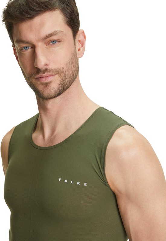 FALKE débardeur homme Ultralight Cool - chemise thermique - vert (herbe) - Taille : XL