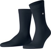 Chaussettes coton unies Burlington Bond Street hommes bleu - taille 40-46