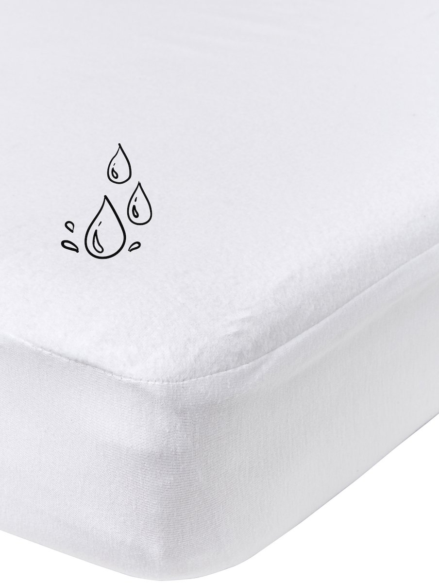 Meyco Home waterdicht hoeslaken tweepersoons - white - 140x200cm