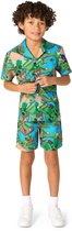 OppoSuits Boys Minecraft Summer Set - Officieel Minecraft pak - Shorts en Shirt - Zomer outfit - Maat EU98/104