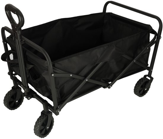 MOZY® - Bolderkar - Opvouwbaar - tot 100 kg - 43 x 47 x 83 cm - Zwart - Verstelbare Hendel - Bolderwagen van MOZY — afbeelding 4