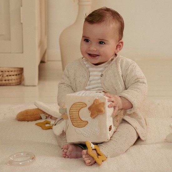 Little Dutch Activiteitenkubus Newborn Naturals van Little Dutch — afbeelding 4