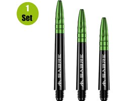 Mission Sabre Black Base Green - Dart Shafts