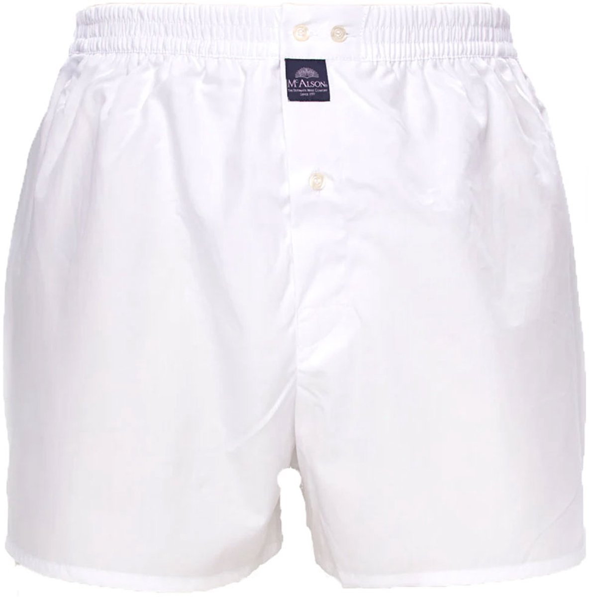 McAlson wijde boxershort classic white