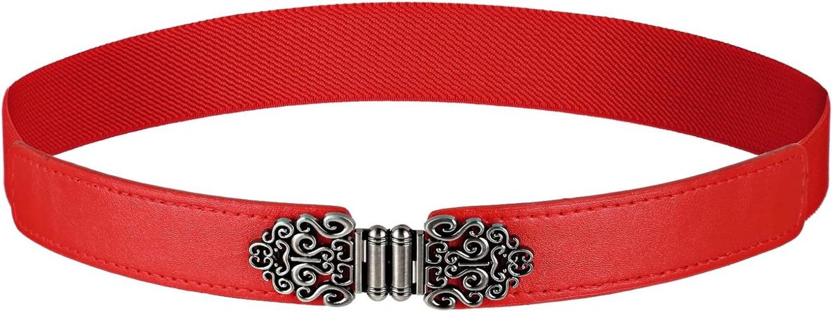 Comfortabele onzichtbare elastische riem met platte gesp voor dames - No Show