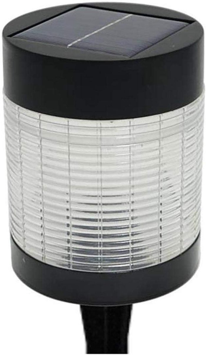 LED-zonnetuinlamp 100 lumen - weerbestendig en energiebesparend - inclusief batterij - voor tuin en terras - zonnelamp buitenlamp energiebesparende lamp solarlamp