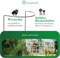 Novatool 3 Struiksteun Halfrond 40 Cm 70 Cm Hoog Roestlook Plantenhouder Bloemenhouder Plantensteun Klimsteun Struikhouder Rozensteun