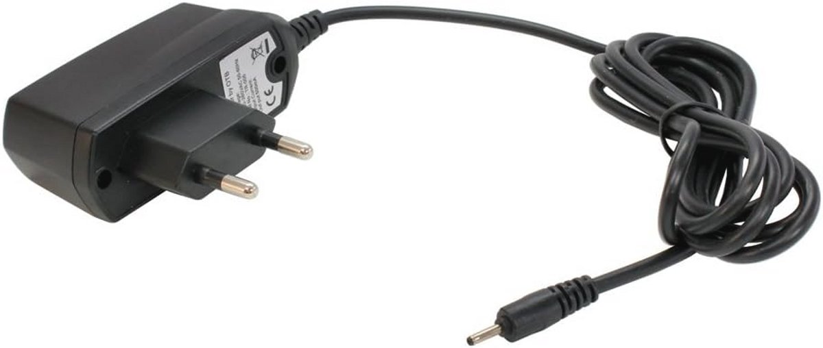 Oplader netkabel voor mobiele telefoons met 2mm PIN connector - Geschikt voor diverse modellen