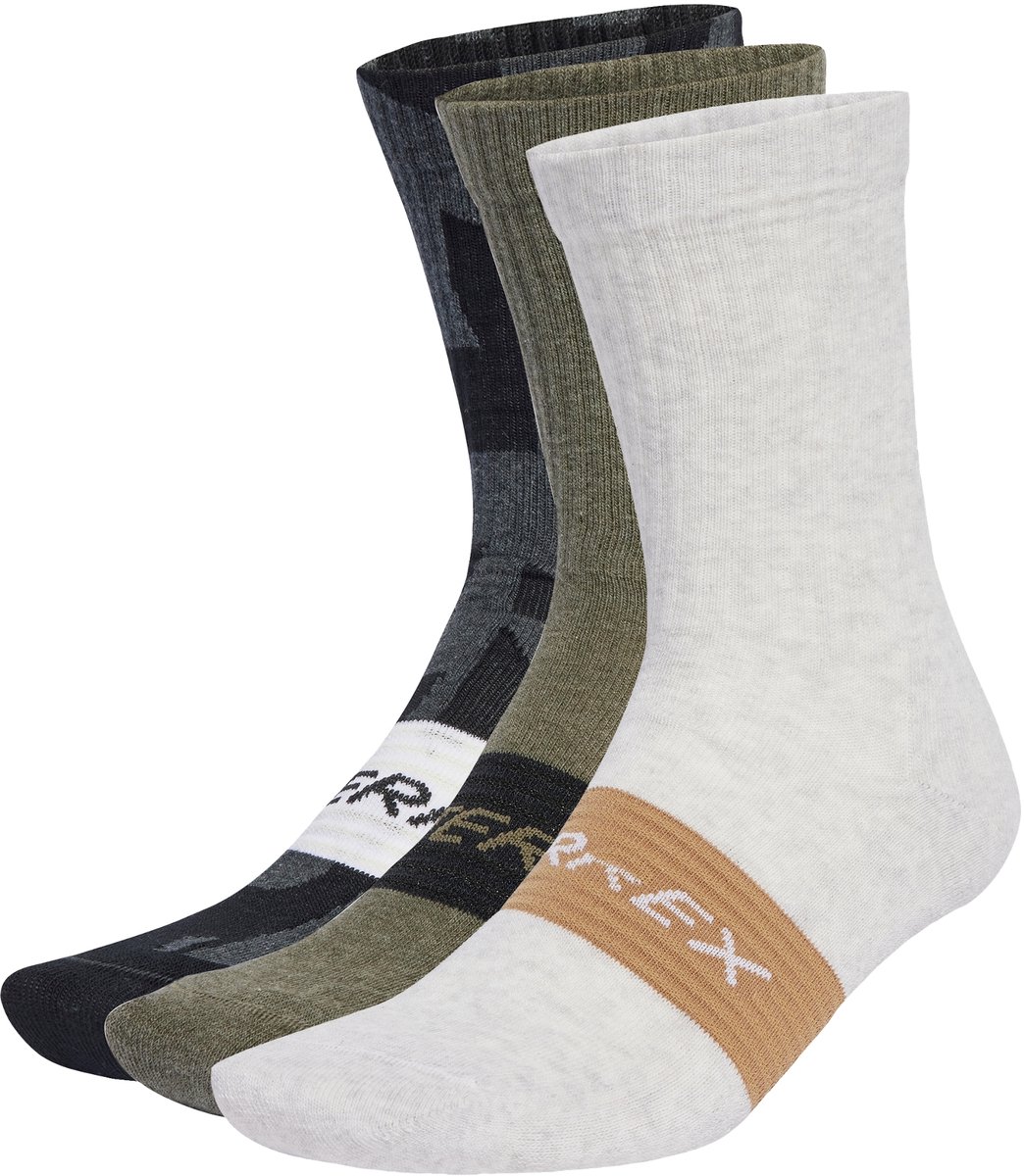 adidas TERREX Terrex Multi Sokken 3 Paar Unisex Zwart