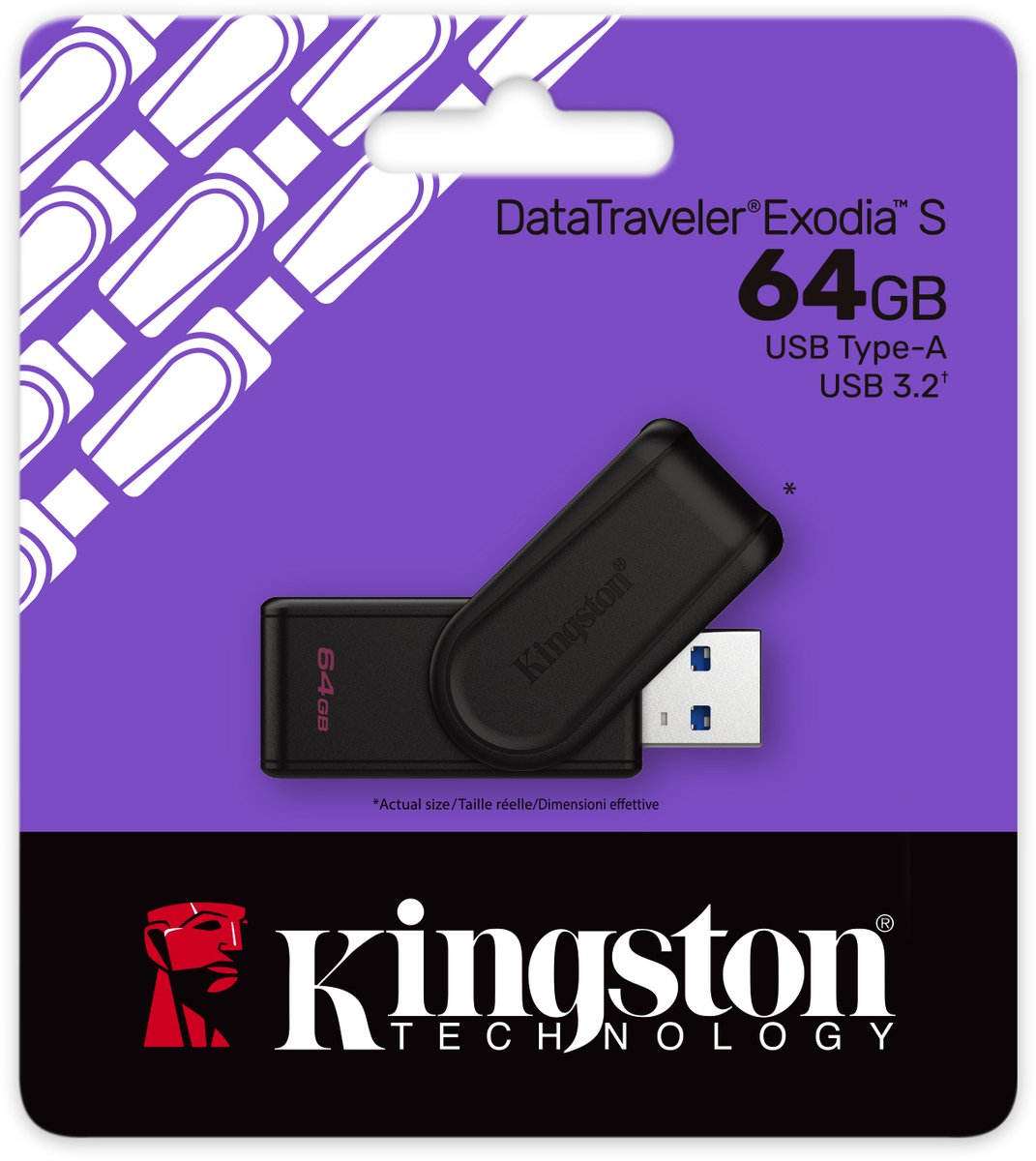 Kingston DataTraveler Exodia S 64 GB usb-stick thumbnail 2