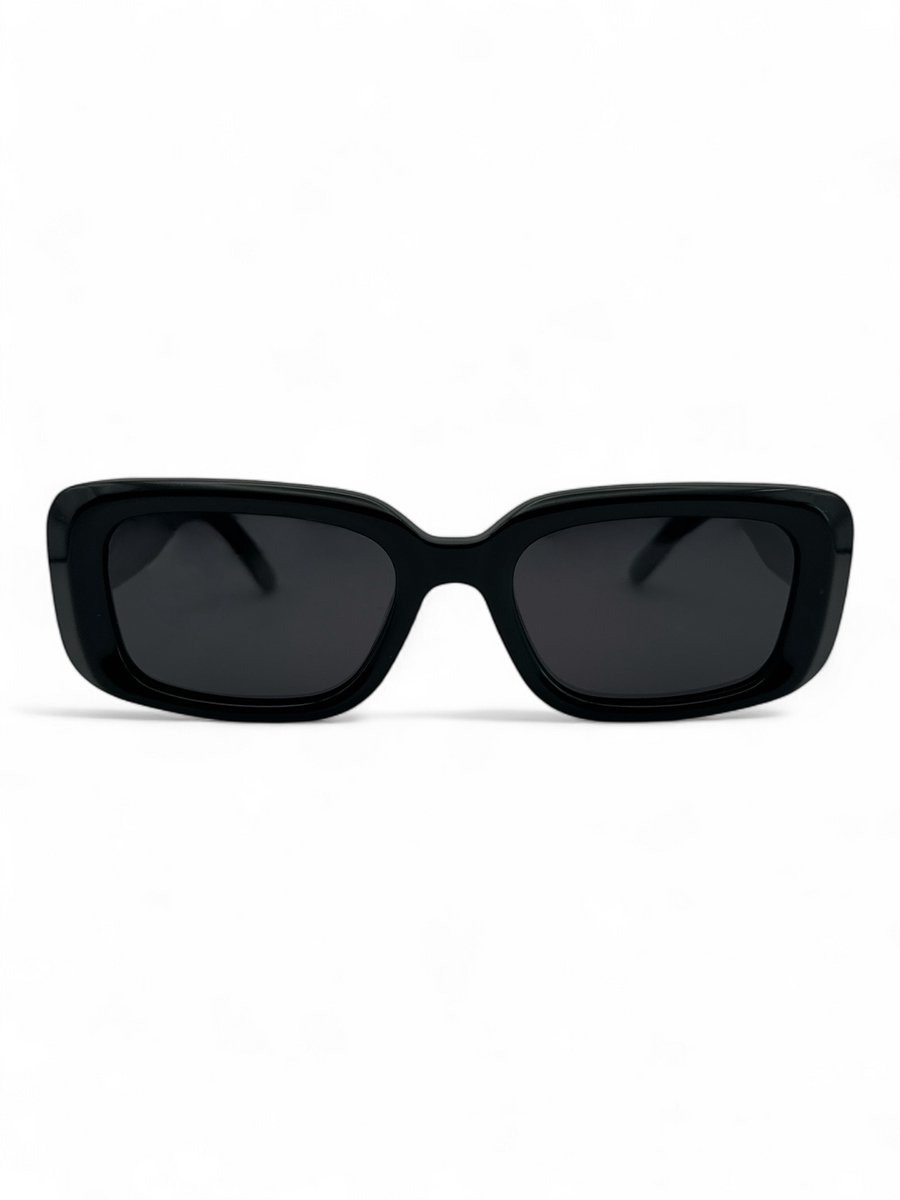 The Brand Remarkable – Zonnebril Unisex – Zonnebril Dames – Zonnebril Heren – Licht Cat-Eye / Rechthoekige Zonnebril – Zwart – UV400 – Luxe & Trendy Zonnebril – Designer Zonnebril – Mode Zonnebril 2025 – Inclusief Beschermhoes – Polariserend Look