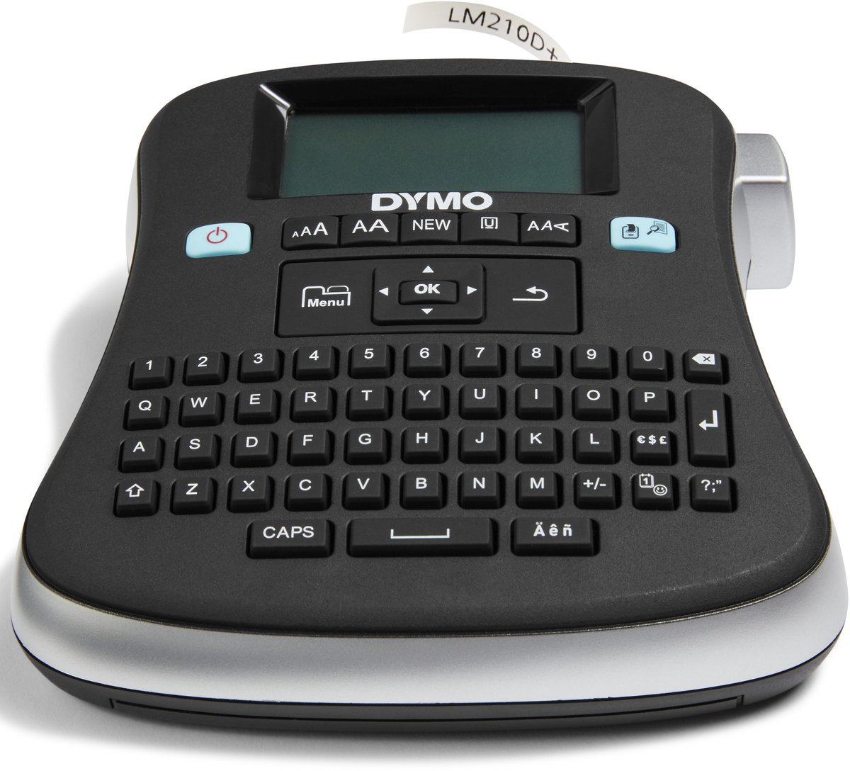 DYMO desktop labelprinter | LabelManager 210D herlaadbare handheld labelmaker | QWERTY-toetsenbord | Gebruiksvriendelijke, Smart-One-Touch-toetsen en groot scherm | voor organisatie thuis en op kantoor