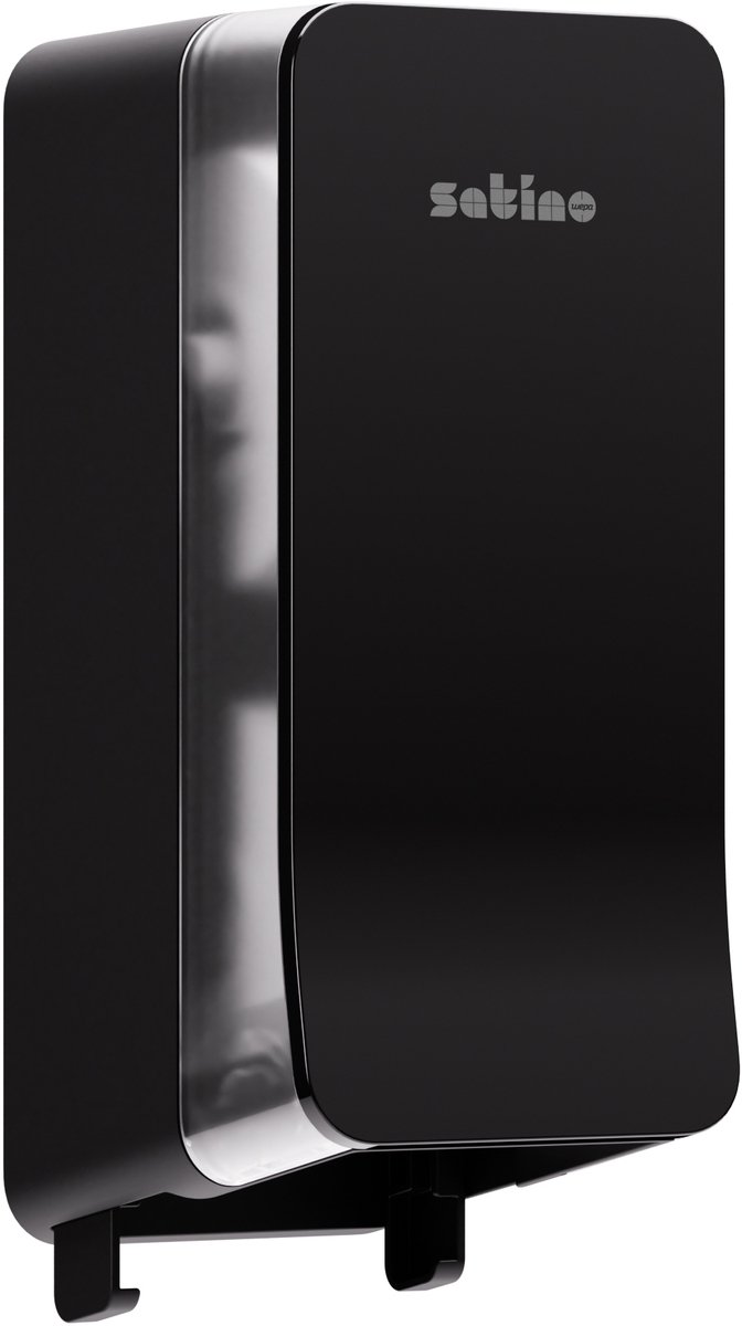 Toiletpapierdisp satino jt3 hyginity systeem zwart