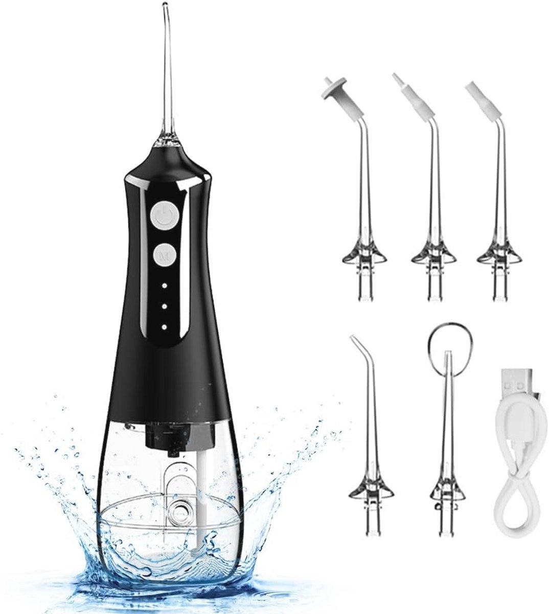 Draadloze Waterflosser voor Diepe Mondhygiëne - Professionele Monddouche met 5 Modi en 300 ml Watertank