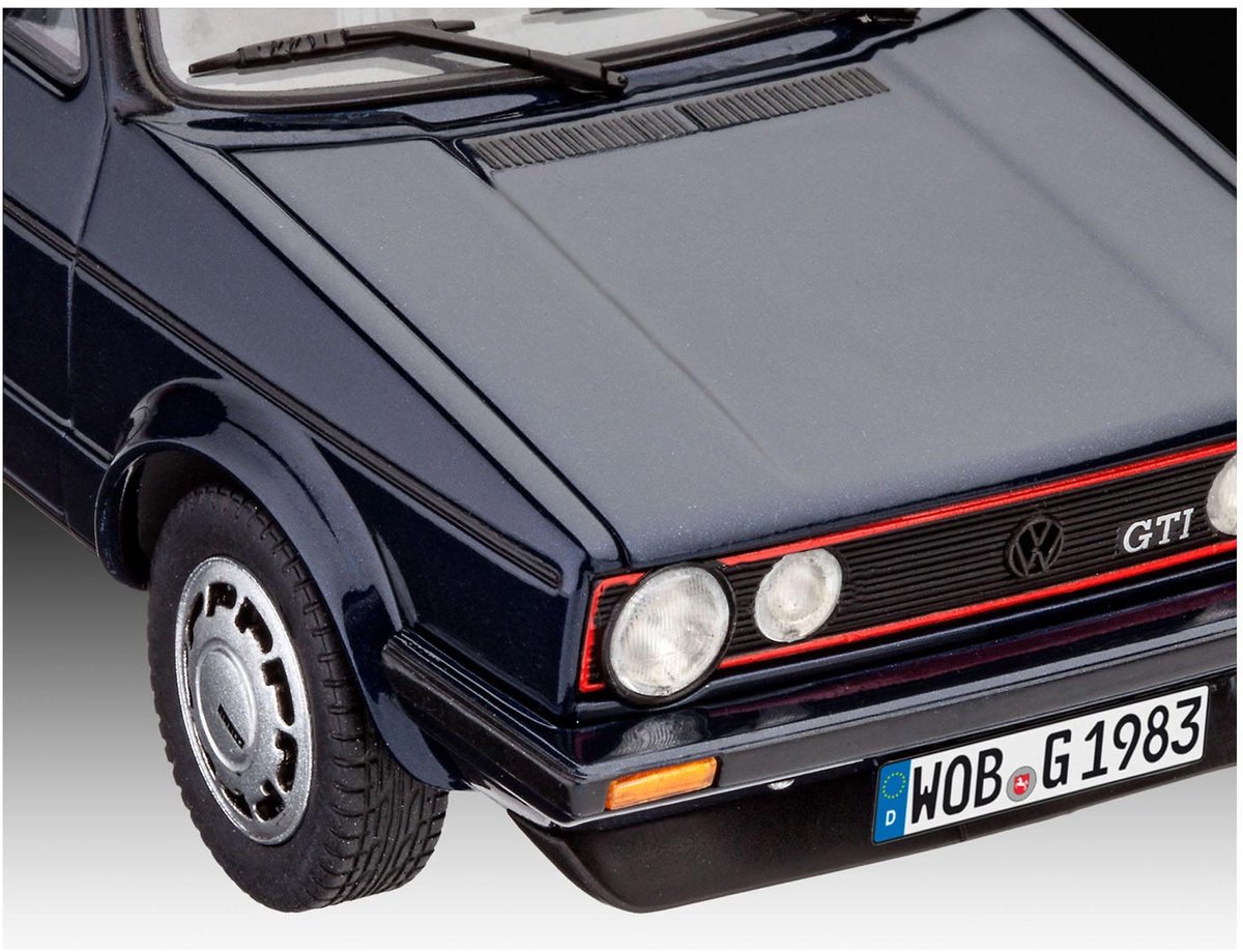 Revell Modelbouwpakket VW Golf 1 GTI Pirelli Auto - 05694 35 Years - Gift Set - 1:24 — afbeelding 7