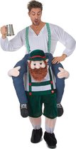 Vegaoo - Man op rug van Tiroler kostuum voor volwassenen