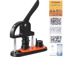 Knoopmachine, 25 mm Speldenmaker, Installatievrije Badge Ponsset, 500 Knooponderdelen, Cirkelsnijder, Doe-Het-Zelf Cadeaus, Magisch Boek