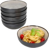 Lot De 4 Cuillères à Soupe Japonaises En Céramique – Style Rétro Pour Ramen, Udon, Pho Et Nouilles – Porcelaine Élégante Et Profonde