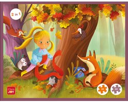 Clavis Joy Pippa en de vermiste egel - 2-in-1 puzzel voor 4+ jaar