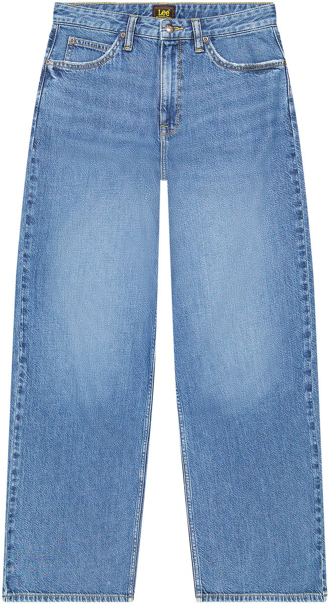 Lee Stella Dames Wide Leg Jeans Ink Pool Blauw