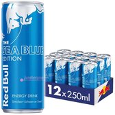 Red Bull - The Sea Blue Edition Juneberry - Smaak van juneberry - 12 x 250 ml - Tray