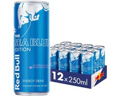 Red Bull - The Sea Blue Edition Juneberry - Smaak van juneberry - 12 x 250 ml - Tray