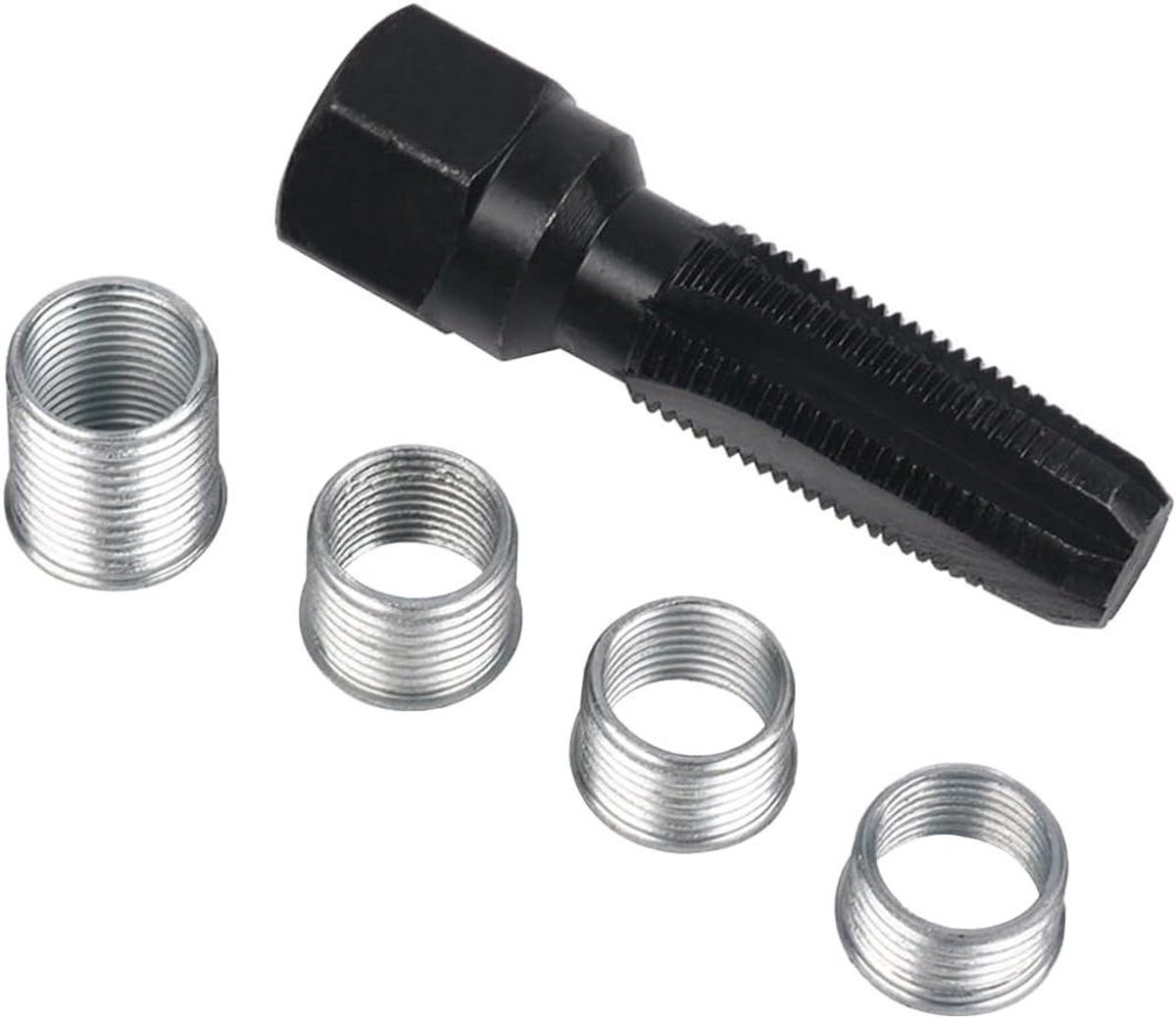 Repair Spark Plug Thread Spark Plug Repair Kit M14 x 1.25 - Carbon Steel Tools and Troubleshooting Kit