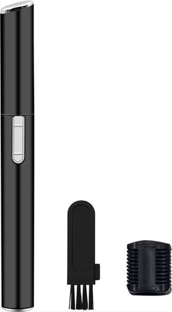 Scoby - Precisietrimmer - Wenkbrauwtool Elektrisch - Eyebrow Shaper - Geschikt voor Fijne Gezichtshaarverzorging - Compact Formaat - Zwart
