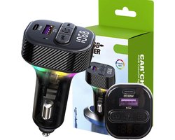 Autozender fm mp3/wma C50 - usb a+usb c 30w