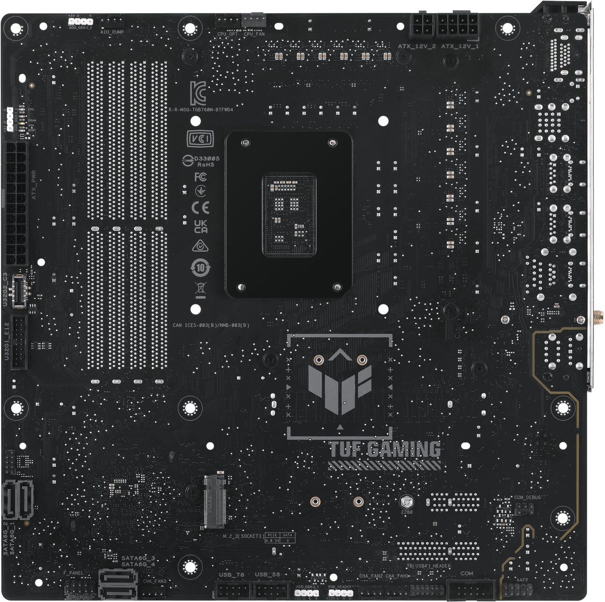Asus Tuf Gaming B760M-Btf Wifi D4 - Moederbord - Micro Atx - Intel B760 - Lga - afbeelding 7