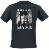 Wednesday Wednesday - Black Is My Happy Colour T-shirt zwart 3XL Heren