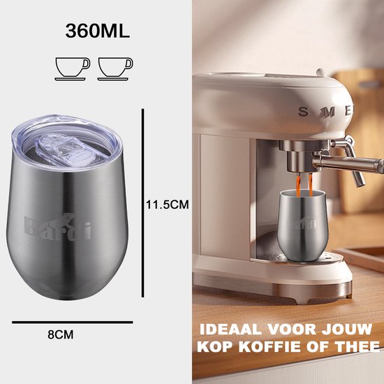 Brisby 10L Koeltas Grijs + Thermosbeker Set RVS - Voor vrouwen die altijd onderweg zijn van Brisby — afbeelding 3