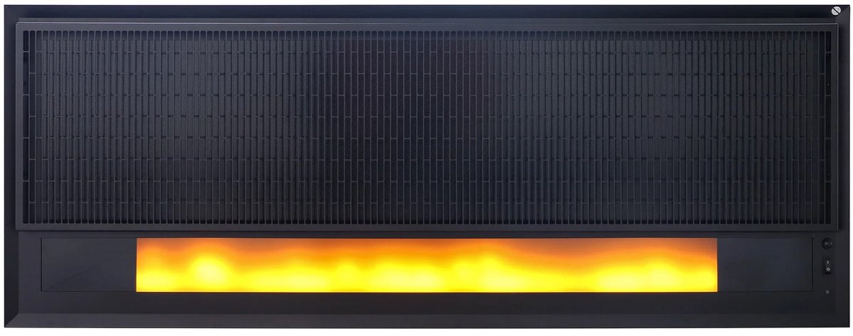 Infrarood paneel openhaard LED 1700Watt Basic - Quality Heating - Wifi - bedienbaar met afstandsbediening