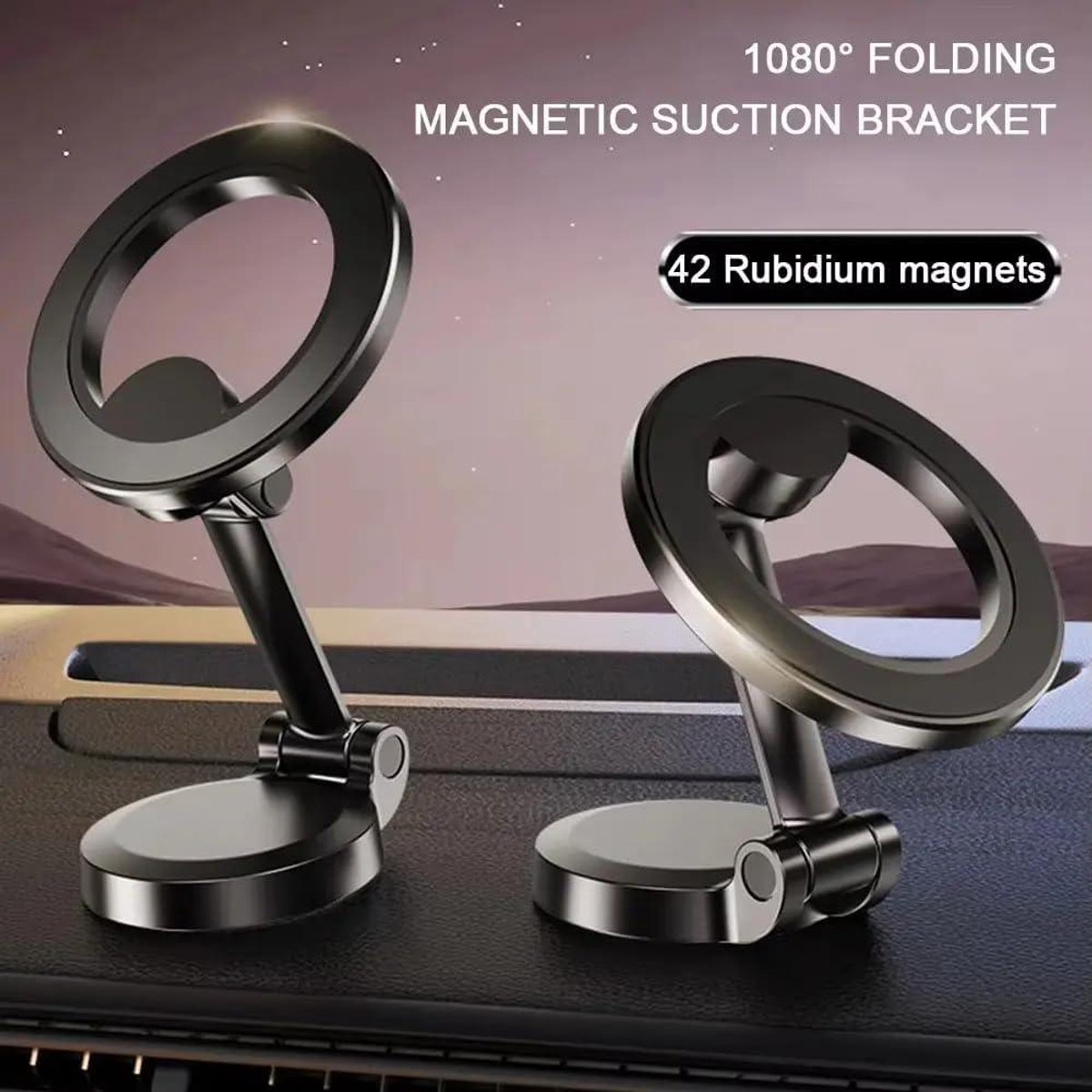 Bluka Auto Telefoonhouder, Zeer Magnetisch Telefoon Houder voor Ontluchter, Universeel met 360° Rotatie voor iPhone 15/14/13 en andere apparaten van 4-6,7 inch