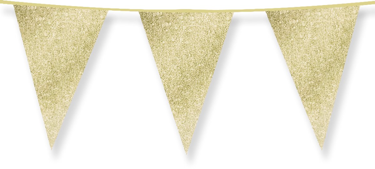 Glitter flags 20 x 30cm - Gold
