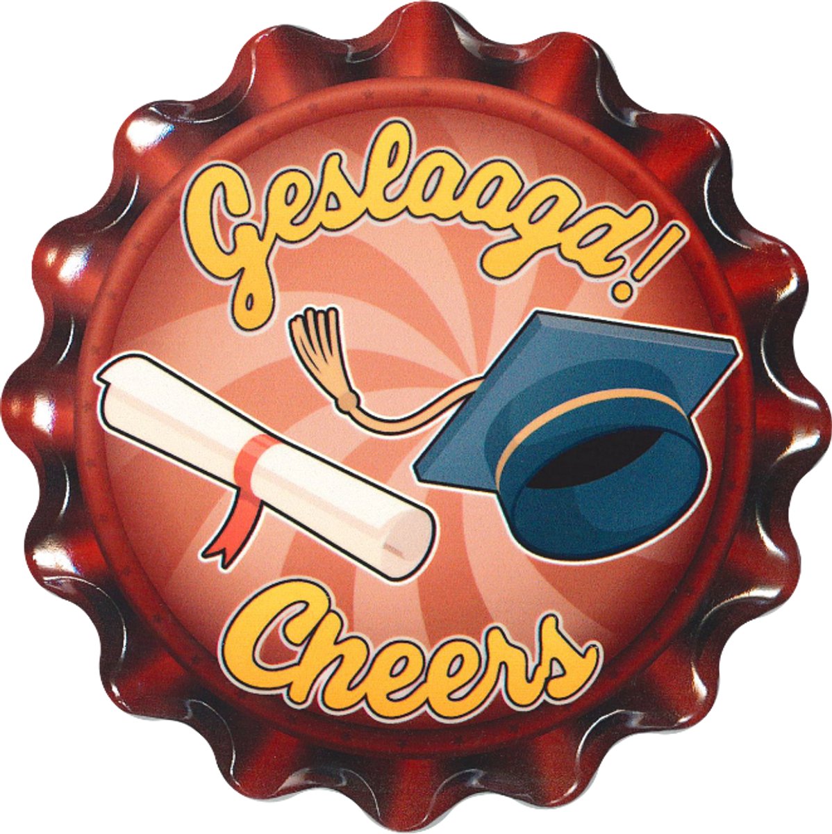 Cap coaster - Geslaagd school