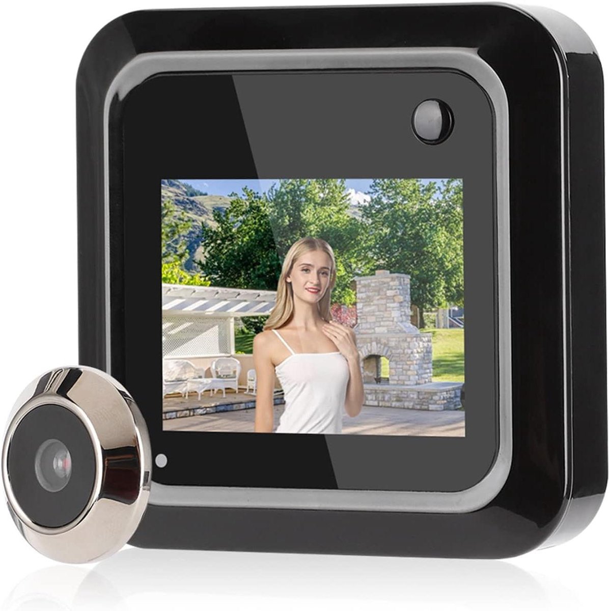 24 Inch Slimme Deurviewer TFT LCD-scherm 03 MP 95 ° Groothoekcamera Foto-opname