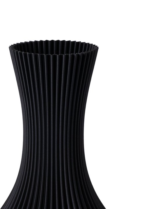 Boltze Nordika Vase schwarz matt 30cm (1 Stück
