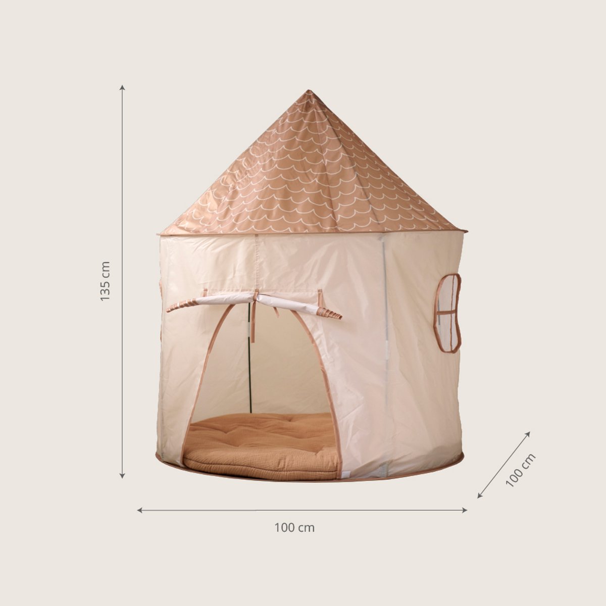 Petite Amélie Speeltent Miel - Inclusief opbergtas - H 1.35 m — cadeau in Spellen & Speelgoed - foto 5