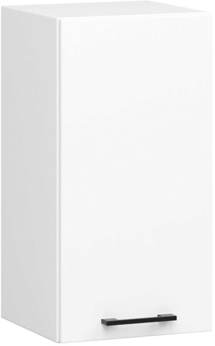Keukenkast modulaire OLIWIA W30 met 1 Deur / Hangkast / Bovenkast / AKORD Furniture Factory / Wit / 30 x 58 x 30 cm