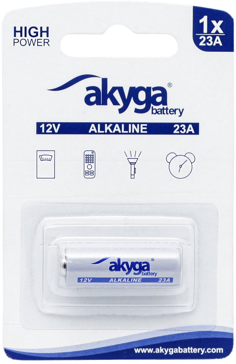 Akyga AKY2101 huishoudelijke batterij Wegwerpbatterij A23 Zink-Mangaandioxide (Zn/MnO2)