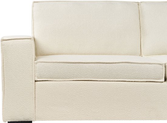 VUOKATTI - Canapé-lit - Blanc cassé - Bouclé
