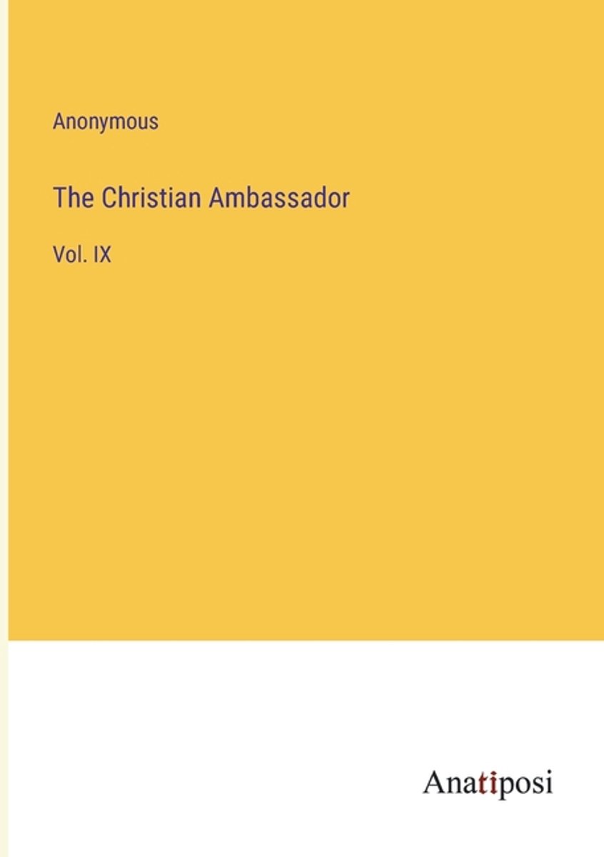The Christian Ambassador van Anonymous